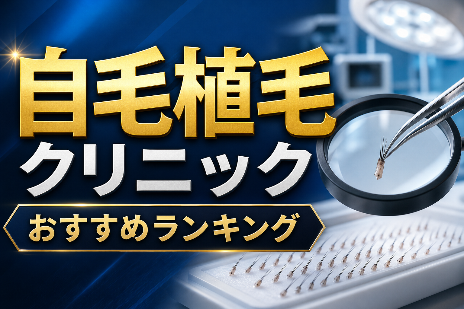 自毛植毛クリニックおすすめランキング