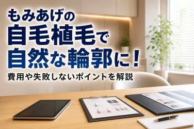 もみあげの自毛植毛で自然な輪郭に！費用や失敗しないポイントを解説