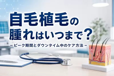 自毛植毛の腫れはいつまで？ピーク期間とダウンタイム中のケア方法