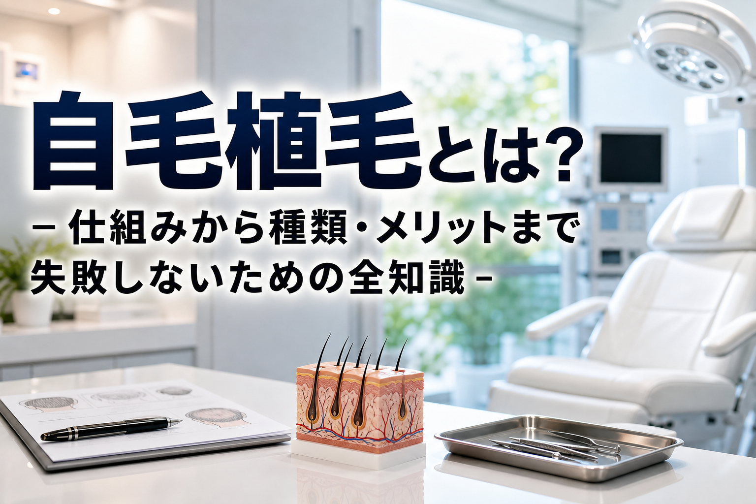 自毛植毛とは？仕組みから種類・メリットまで失敗しないための全知識