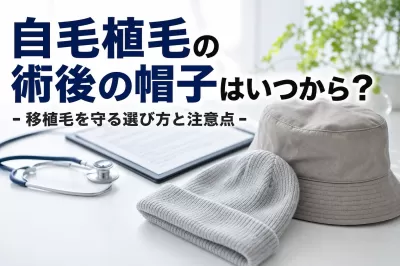 自毛植毛の術後の帽子はいつから？移植毛を守る選び方と注意点