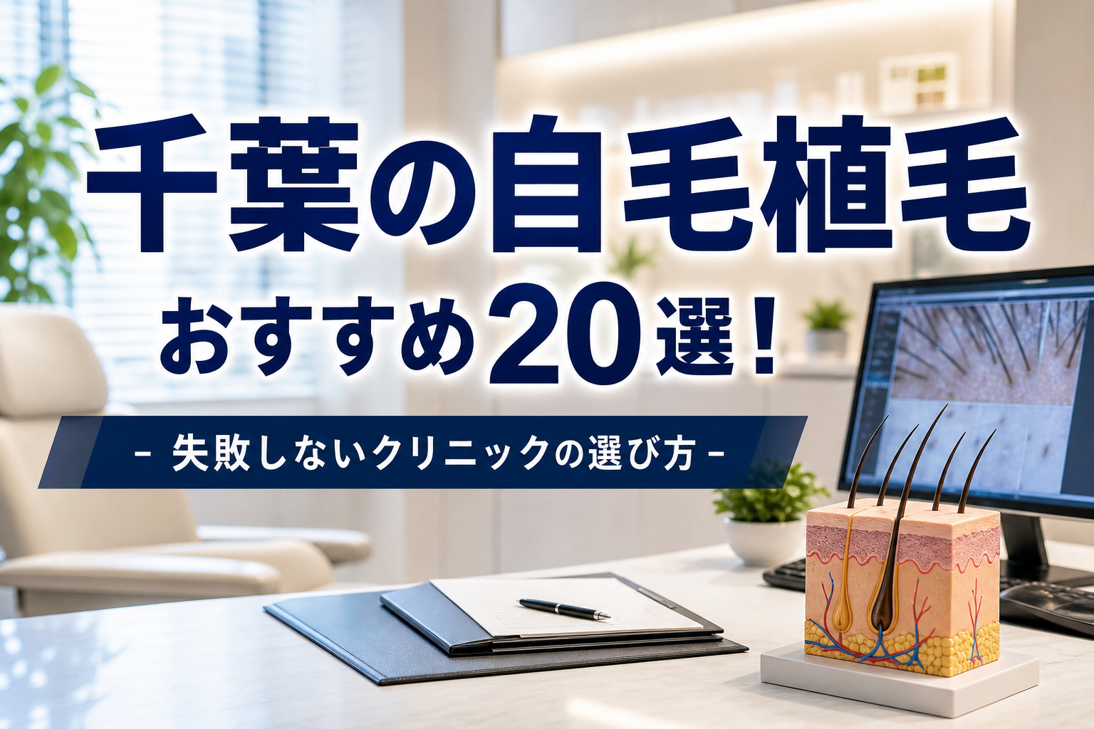 千葉の自毛植毛おすすめ20選！失敗しないクリニックの選び方