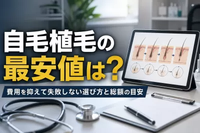 自毛植毛の最安値は？費用を抑えて失敗しない選び方と総額の目安