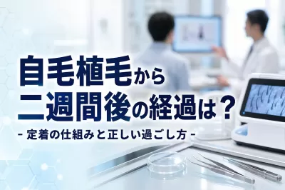自毛植毛から二週間後の経過は？定着の仕組みと正しい過ごし方