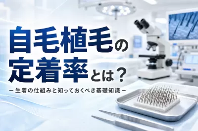 自毛植毛の定着率とは？生着の仕組みと知っておくべき基礎知識