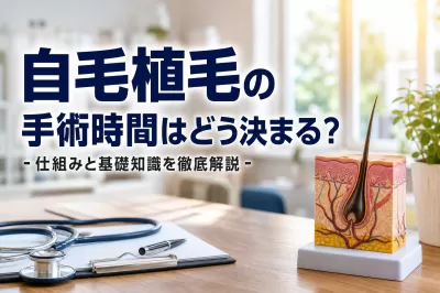 自毛植毛の手術時間はどう決まる？仕組みと基礎知識を徹底解説