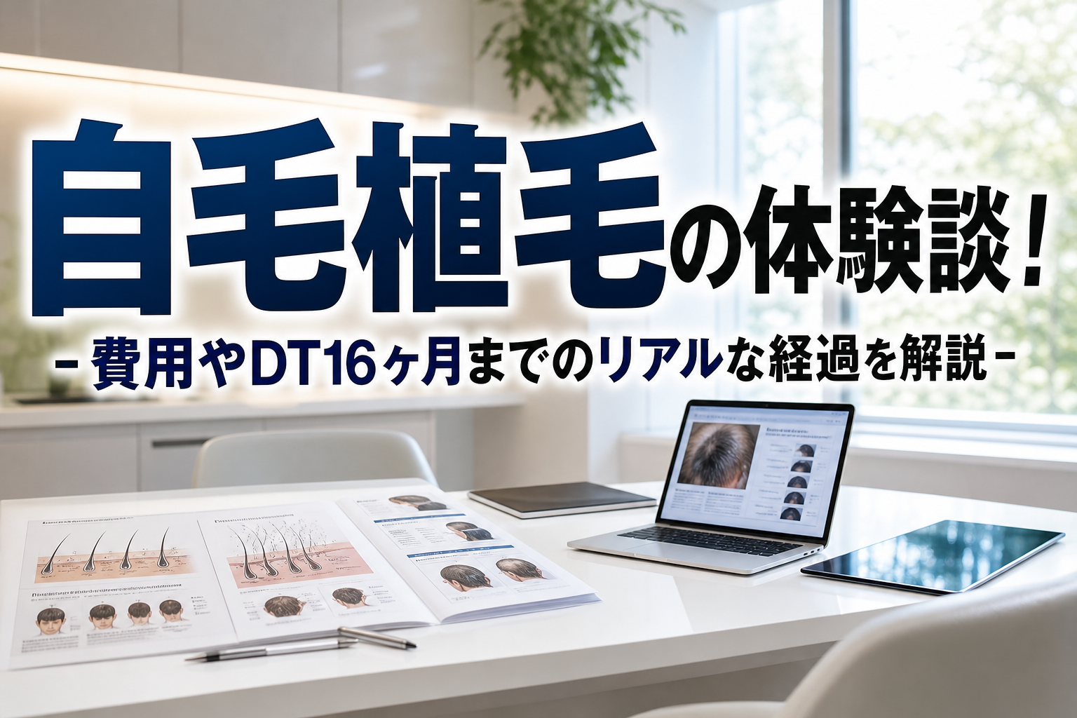 自毛植毛の体験談！費用やDT16ヶ月までのリアルな経過を解説