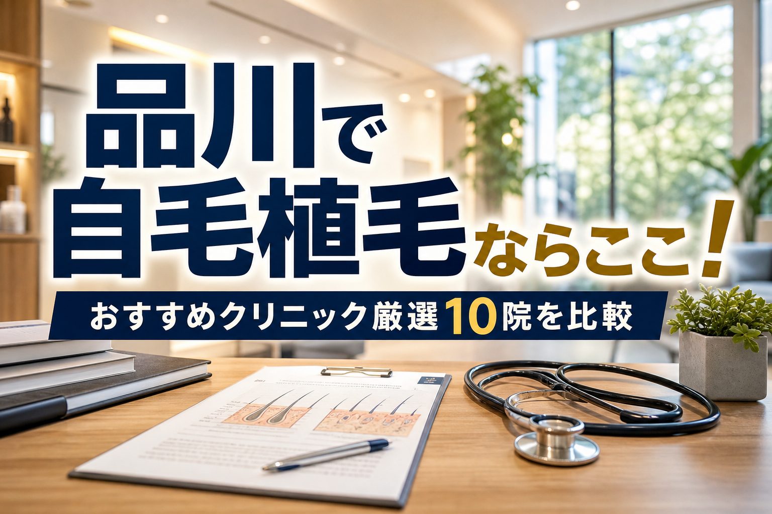 品川で自毛植毛ならここ！おすすめクリニック厳選10院を比較